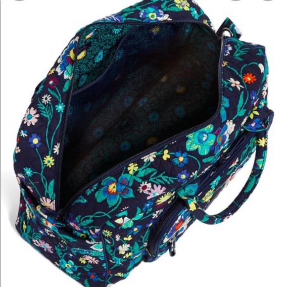 Best Selling Vera Bradley Weekender Travel Bag - MOONLIGHT GARDEN - Picture 2 of 10